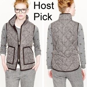 ⚜️HP⚜️ J. Crew Herringbone Excursion Down Vest